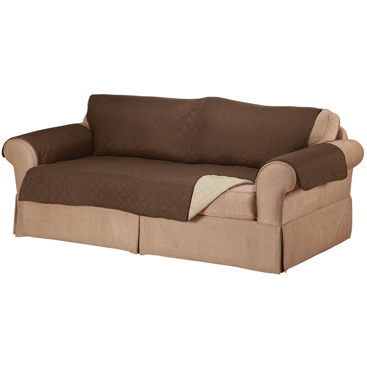 Microfiber Reversible XL Sofa Cover by OakRidge™ + '-' + 372559
