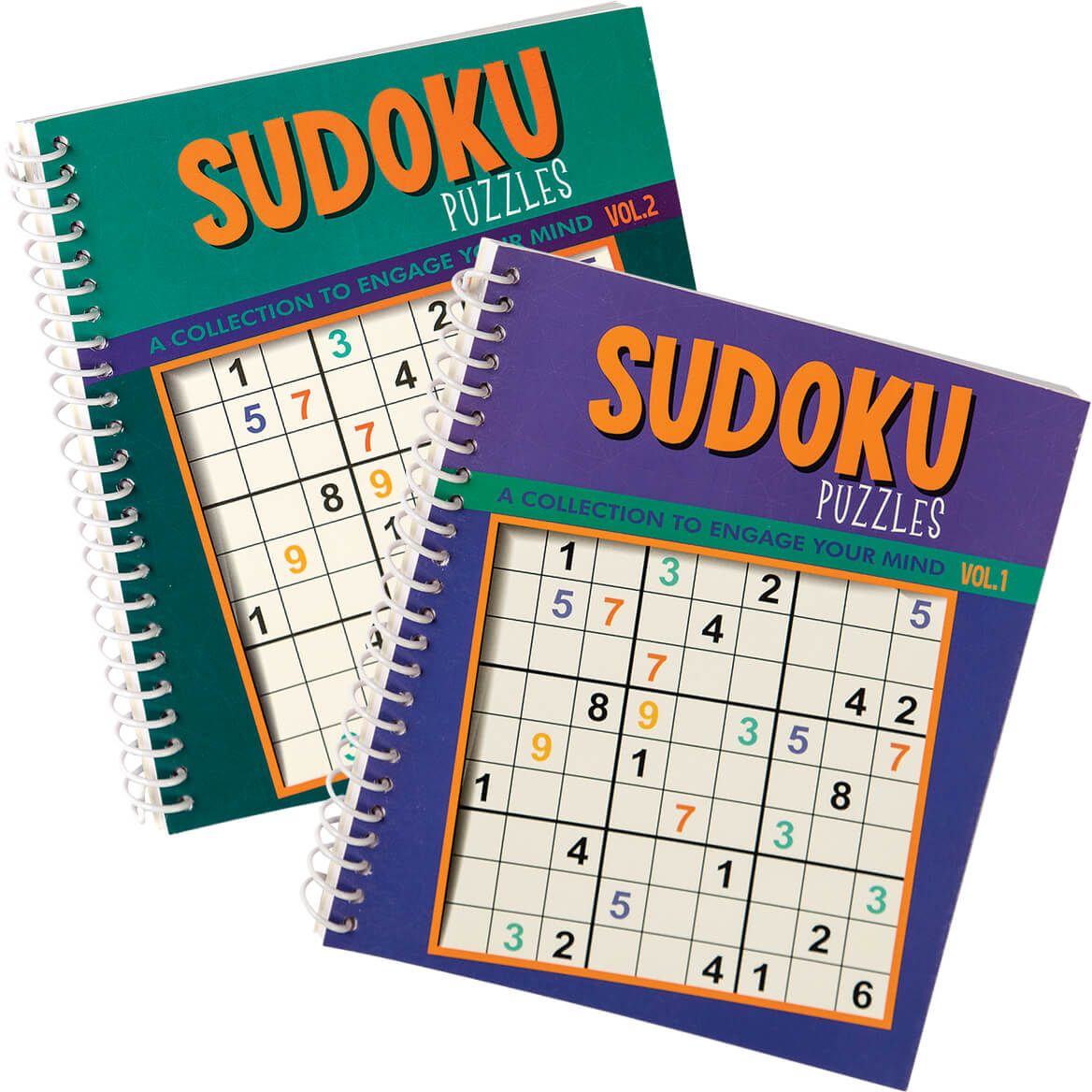 Sudoku Puzzle Spiral Books, Vol. 1 and 2, Set of 2 + '-' + 372573