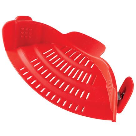 Snap & Strain Clip-On Silicone Colander by Home Marketplace™-372860