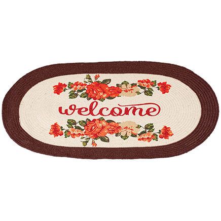 Braided Cotton Rug Welcome Mat-372931