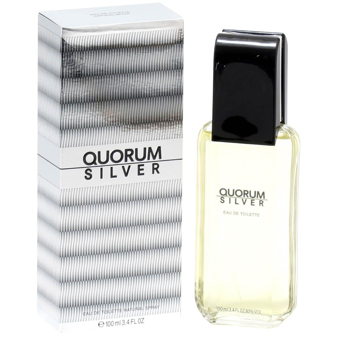 Quorum Silver by Puig for Men EDT, 3.4 oz. + '-' + 373141