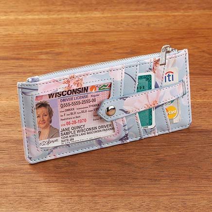 View product details for JaxsonCade™ Floral RFID Credit Card Wallet