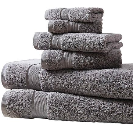 Cotton 6 Piece Bath Towel Set-373586