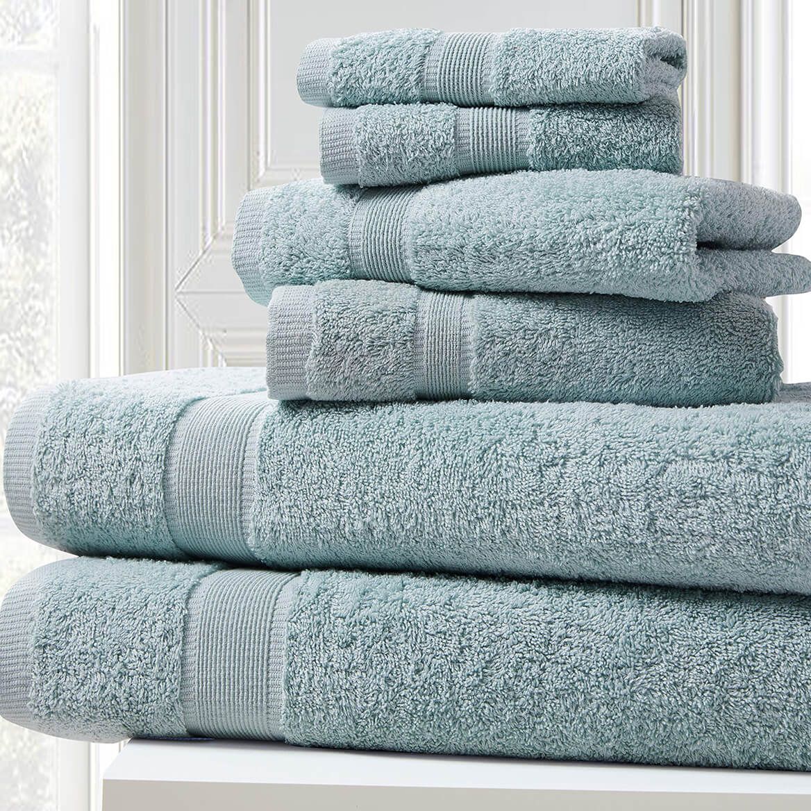 Cotton 6 Piece Bath Towel Set + '-' + 373586