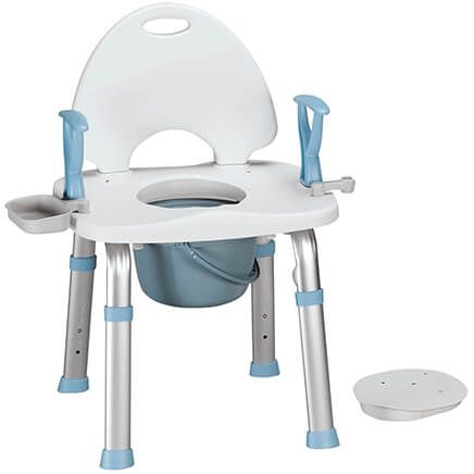 LivingSURE™ 2 in 1 Shower Chair and Commode-374010
