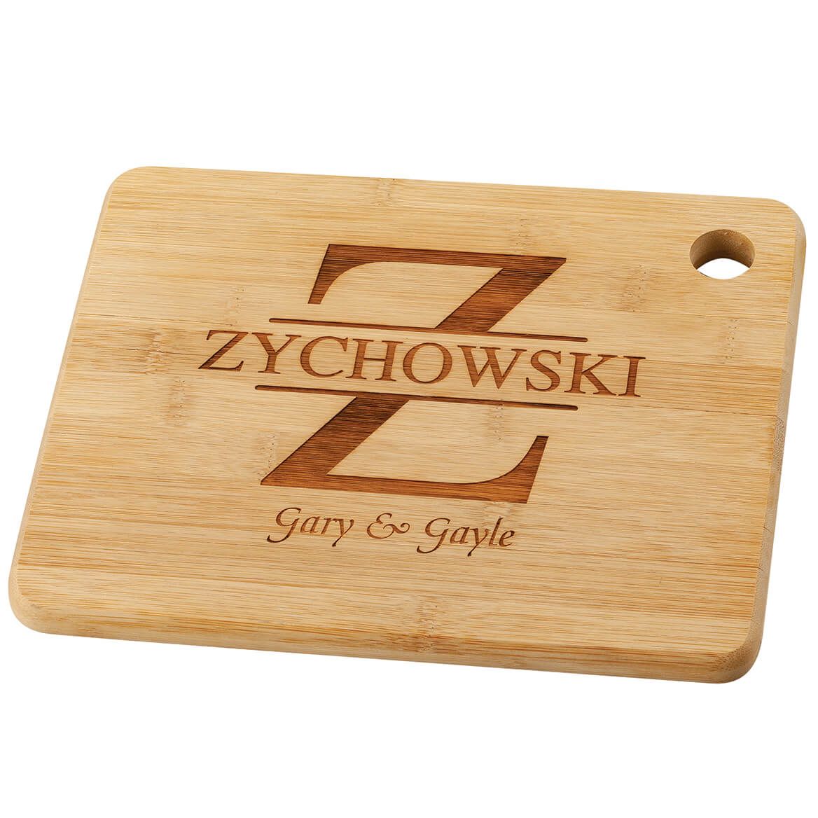 Personalized Family Name with Initial Cutting Board + '-' + 374204