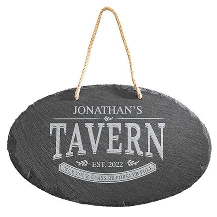 Personalized Tavern Slate Plaque-374209