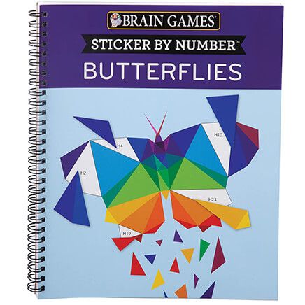 Brain Games® Sticker-By-Number Butterflies-374458