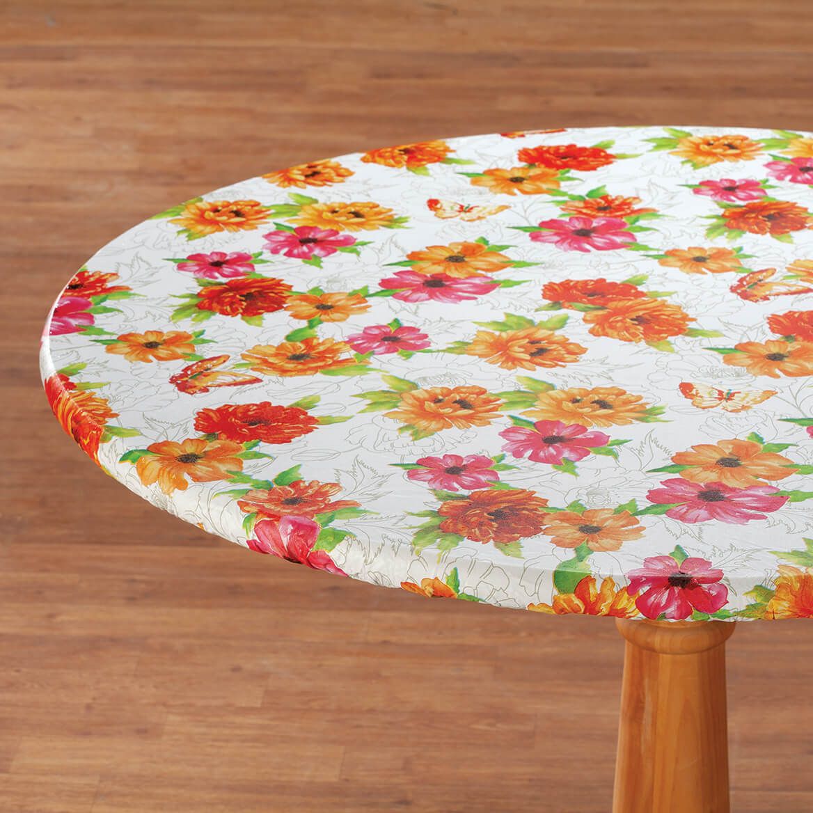Floral Butterfly Elasticized Table Cover By Chef's Pride™ + '-' + 374594