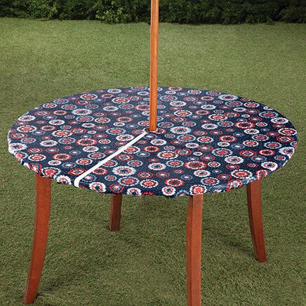Fireworks Zippered Elasticized Umbrella Table Cover By Chef's Pride™-374605