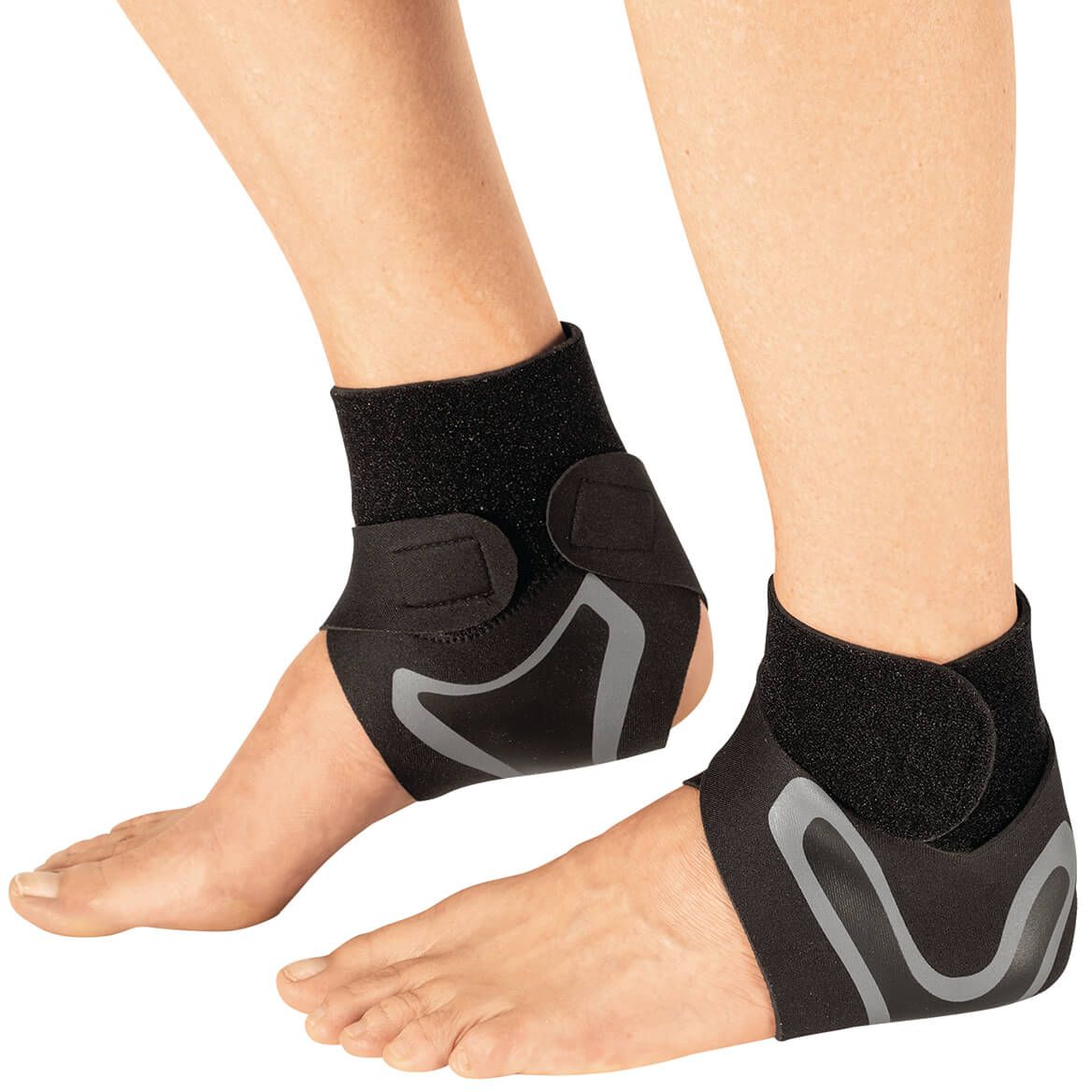 LivingSure™ Adjustable Compression Ankle Brace, One Pair + '-' + 374637