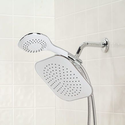 Multi-Function Dual Rainfall Shower Head-374640