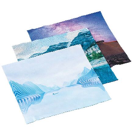 Microfiber Optical Cleaning Cloths, Set of 3-375029