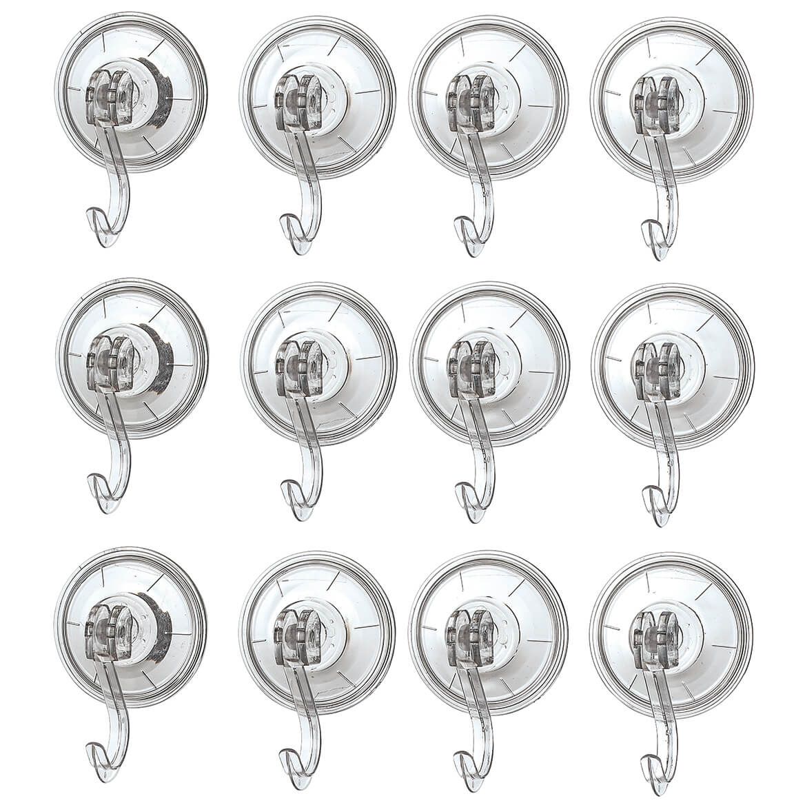 Suction Cup Hooks, Set of 12 + '-' + 375544