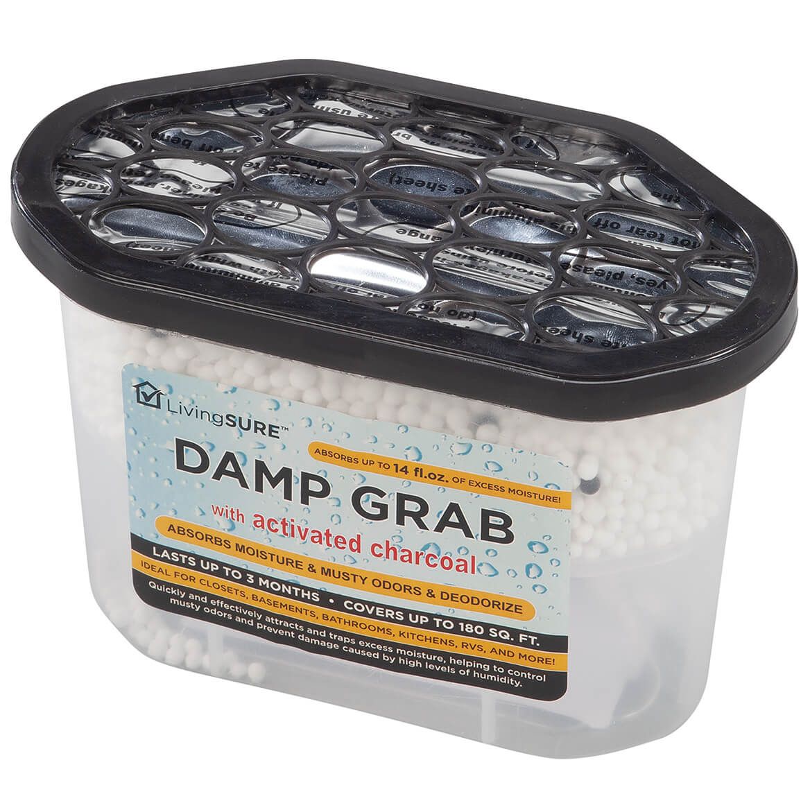 Damp Grab with Charcoal By LivingSURE™ + '-' + 376564