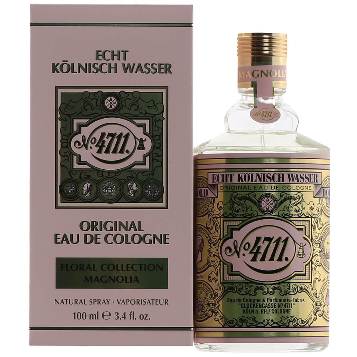 4711 by Mulhens Floral Unisex Magnolia EDC, 3.4 fl. oz. + '-' + 377260