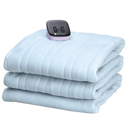 Digital Comfort Fleece Heated Blanket by OakRidge™-377988