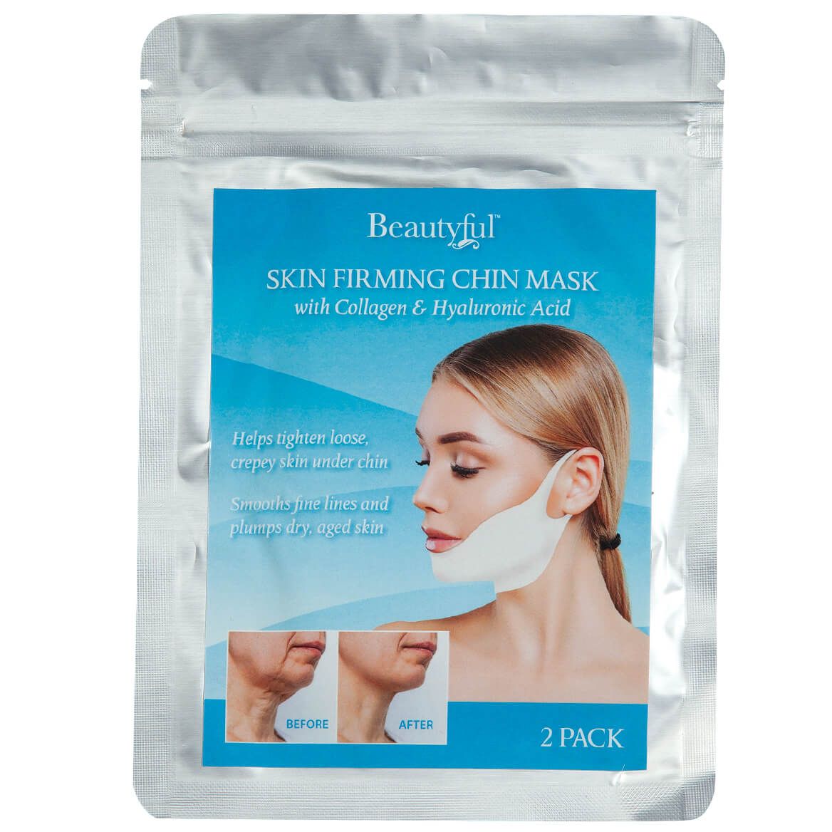 Skin-Firming Chin Masks by Beautyful™, Set of 2 + '-' + 378368