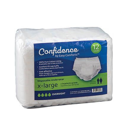 Confidence by Easy Comforts™ Absorbent Underwear, Case-378486