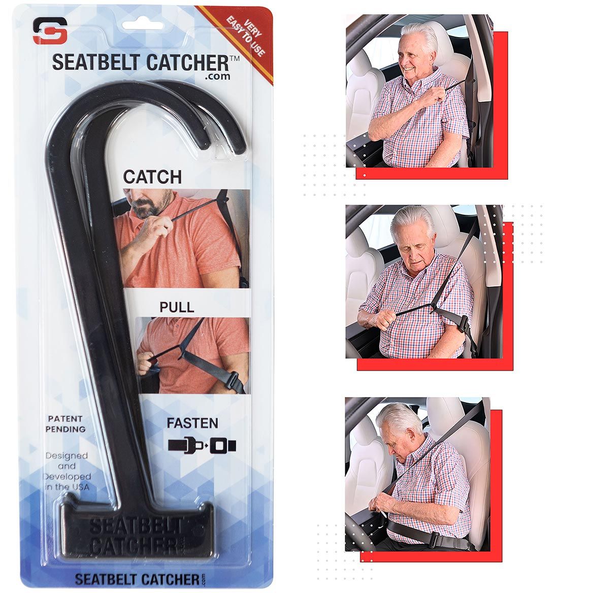 Seatbelt Catcher™, Set of 2 + '-' + 379261