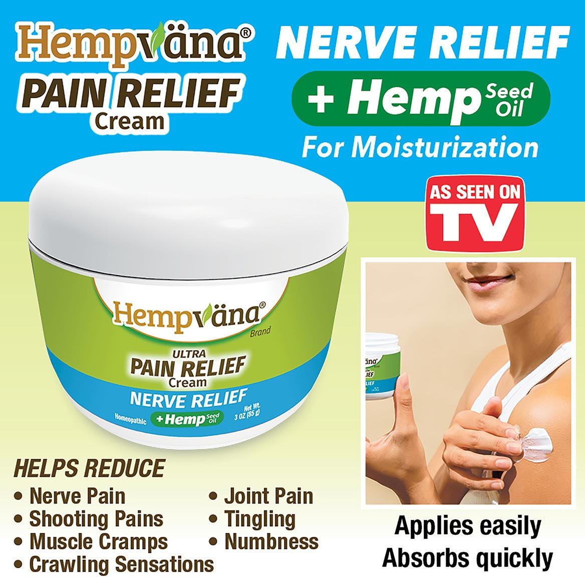 Hempvana® Nerve Relief Cream + '-' + 379779