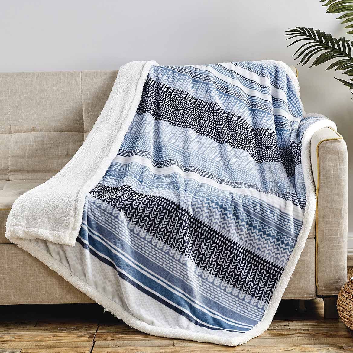 Anissa Sherpa Plush Throw