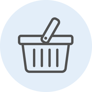 Convenience basket icon