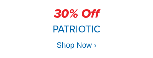 30% Off patriotic