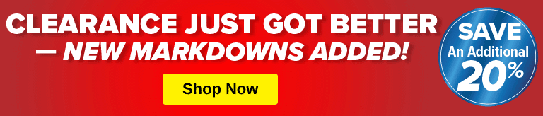 Clearance markdown