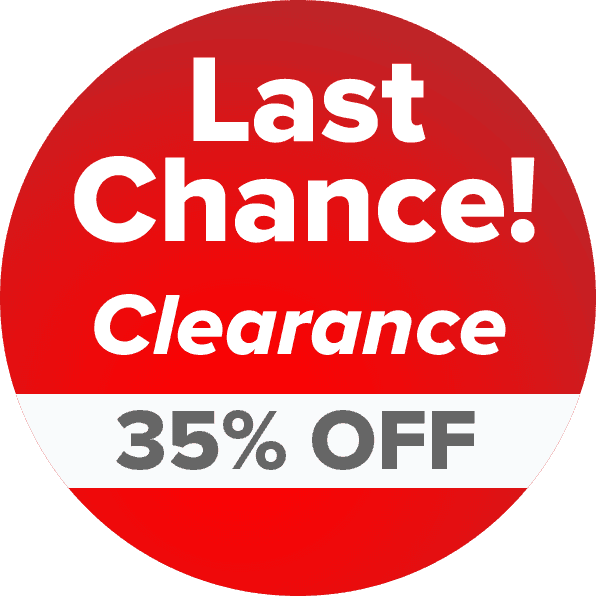 35% Off Last Chance Clearance