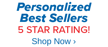 Personalize Best Sellers 5 Star Rating!