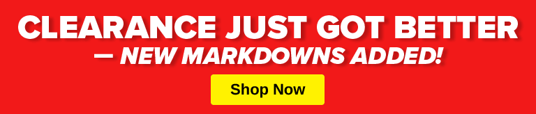 Clearance markdown