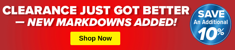 Clearance markdown