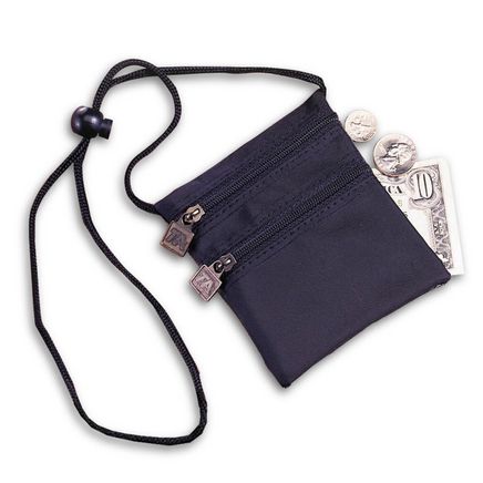 Neck Wallet-Black w/RFID-302558