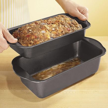 2 Pc. Lowfat Nonstick Meatloaf Pan-305008