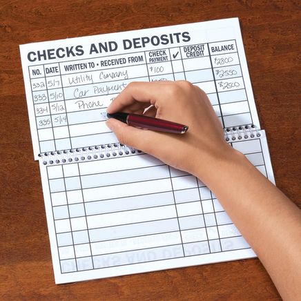 Large Print Check Register-306558