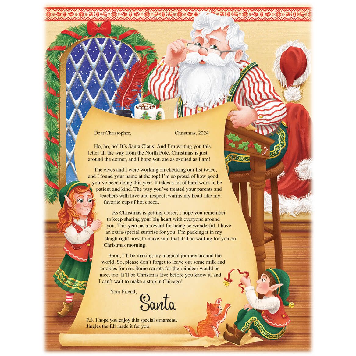 Personalized Letter From Santa and Ornament-310285