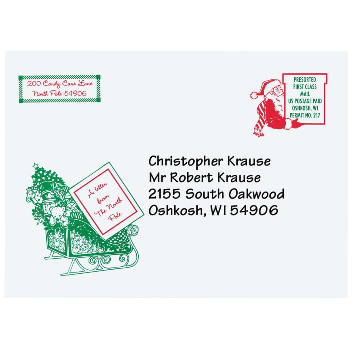 Personalized Letter From Santa and Ornament-310285