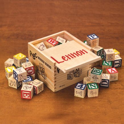 Personalized Box Of Blocks-311643