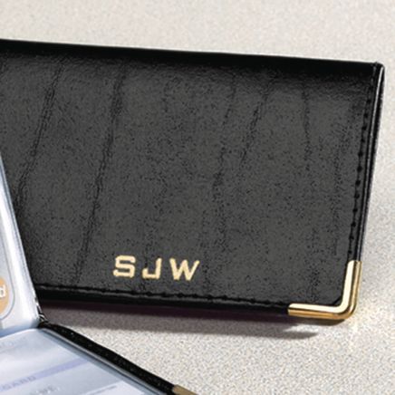 Personalized Leather Credit Card Holder-312375