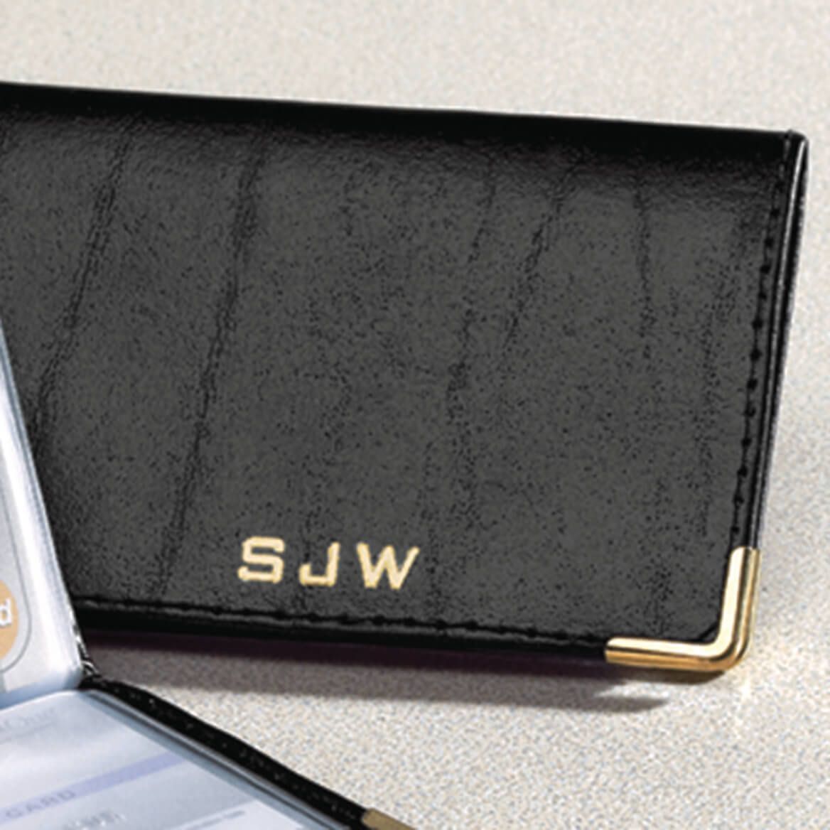 Personalized Leather Credit Card Holder-312375