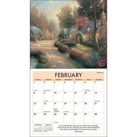 Thomas Kinkade Scripture Wall Calendar-325667