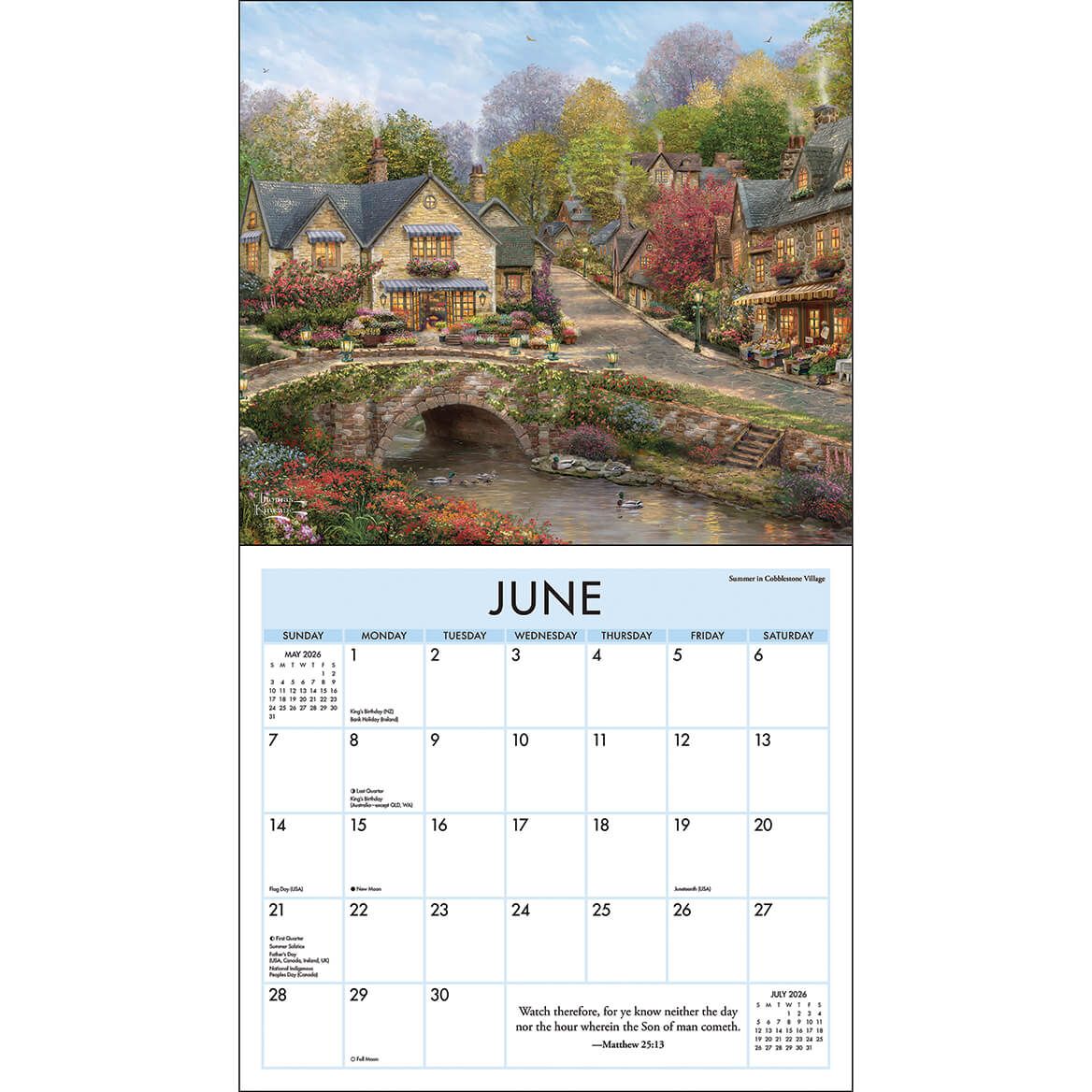 Thomas Kinkade Scripture Wall Calendar-325667