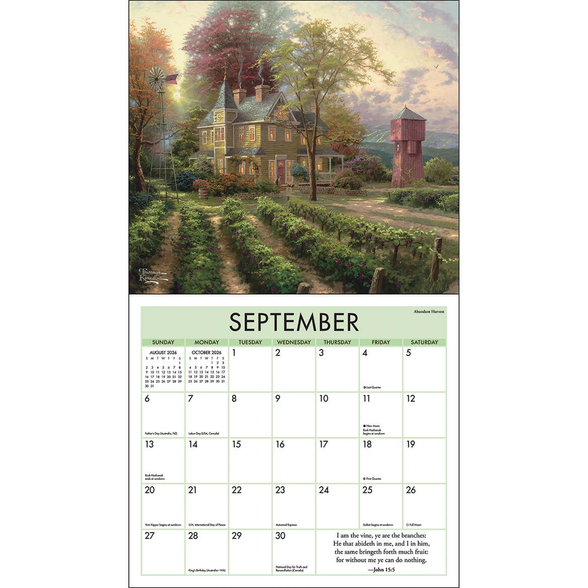 Thomas Kinkade Scripture Wall Calendar-325667