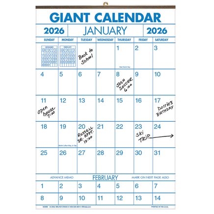 2 Year Giant Calendar-333869