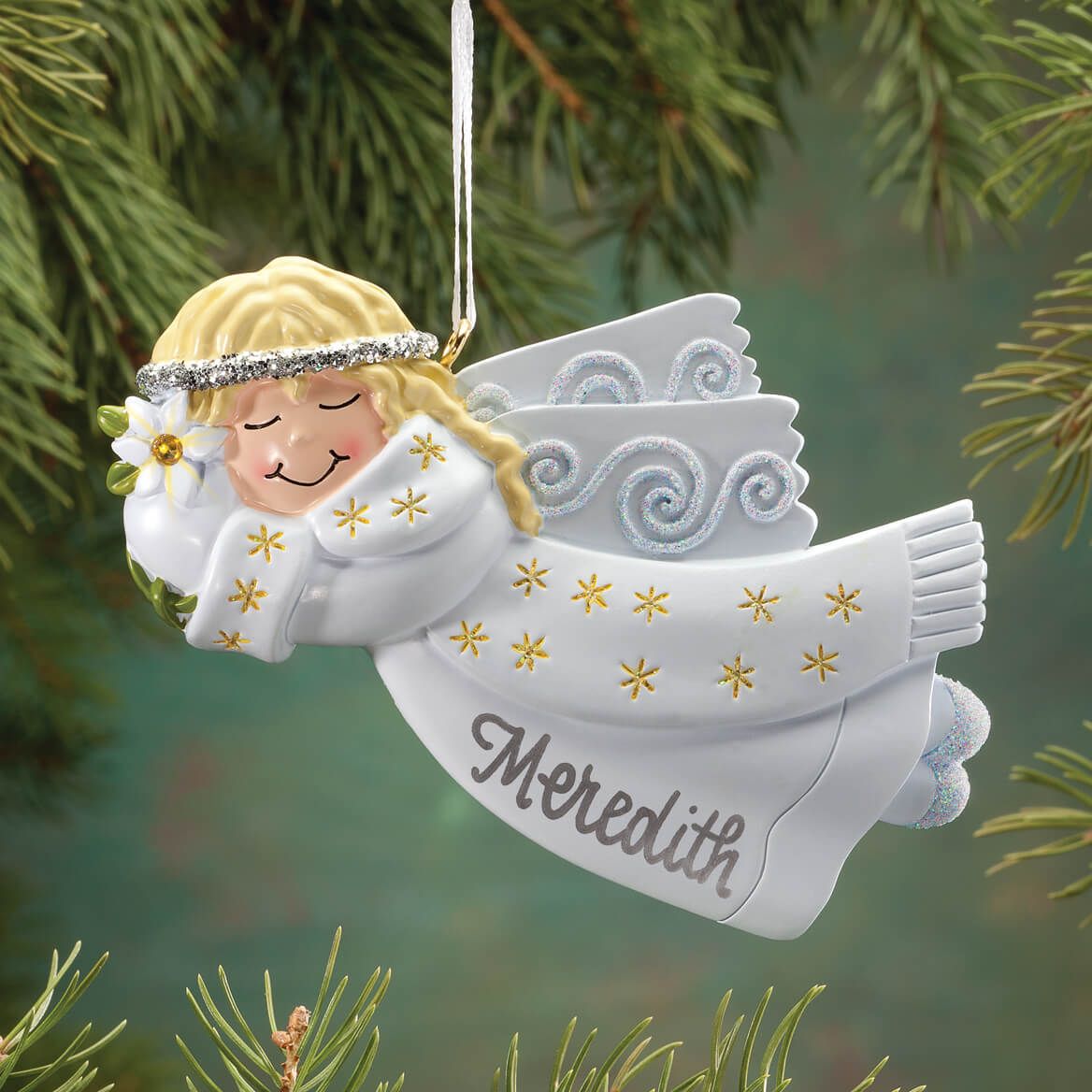 Personalized Birthstone Angel Ornament-343000