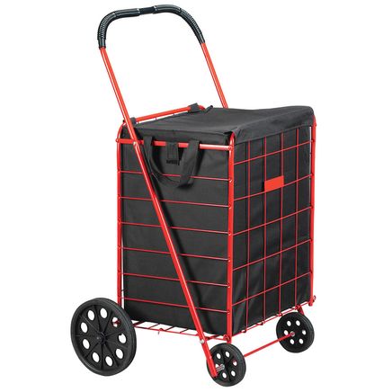 Waterproof Deluxe Shopping Cart Liner with Handles-343756