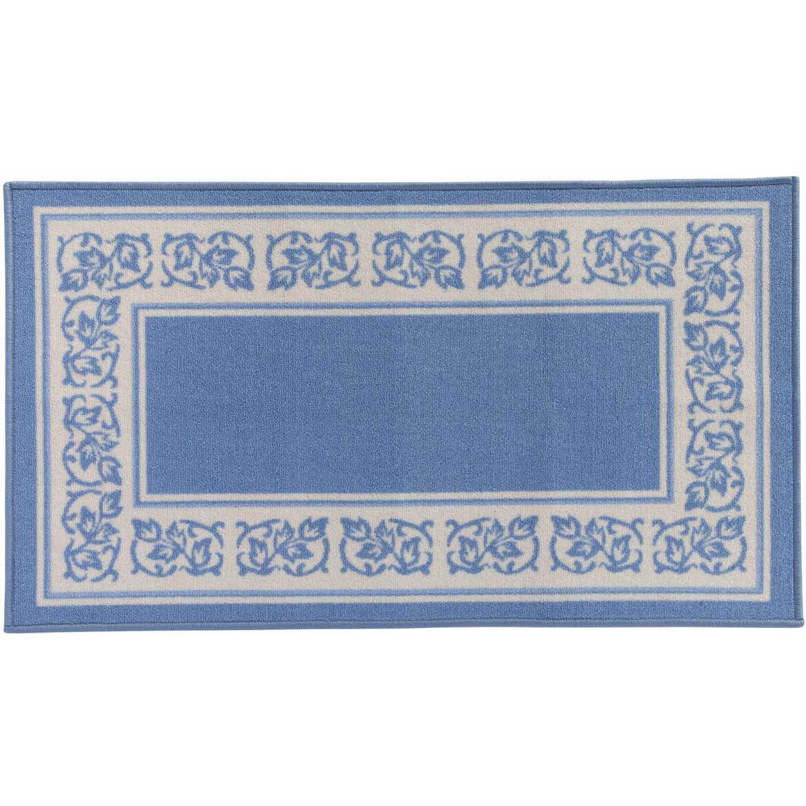 Floral Border Rug