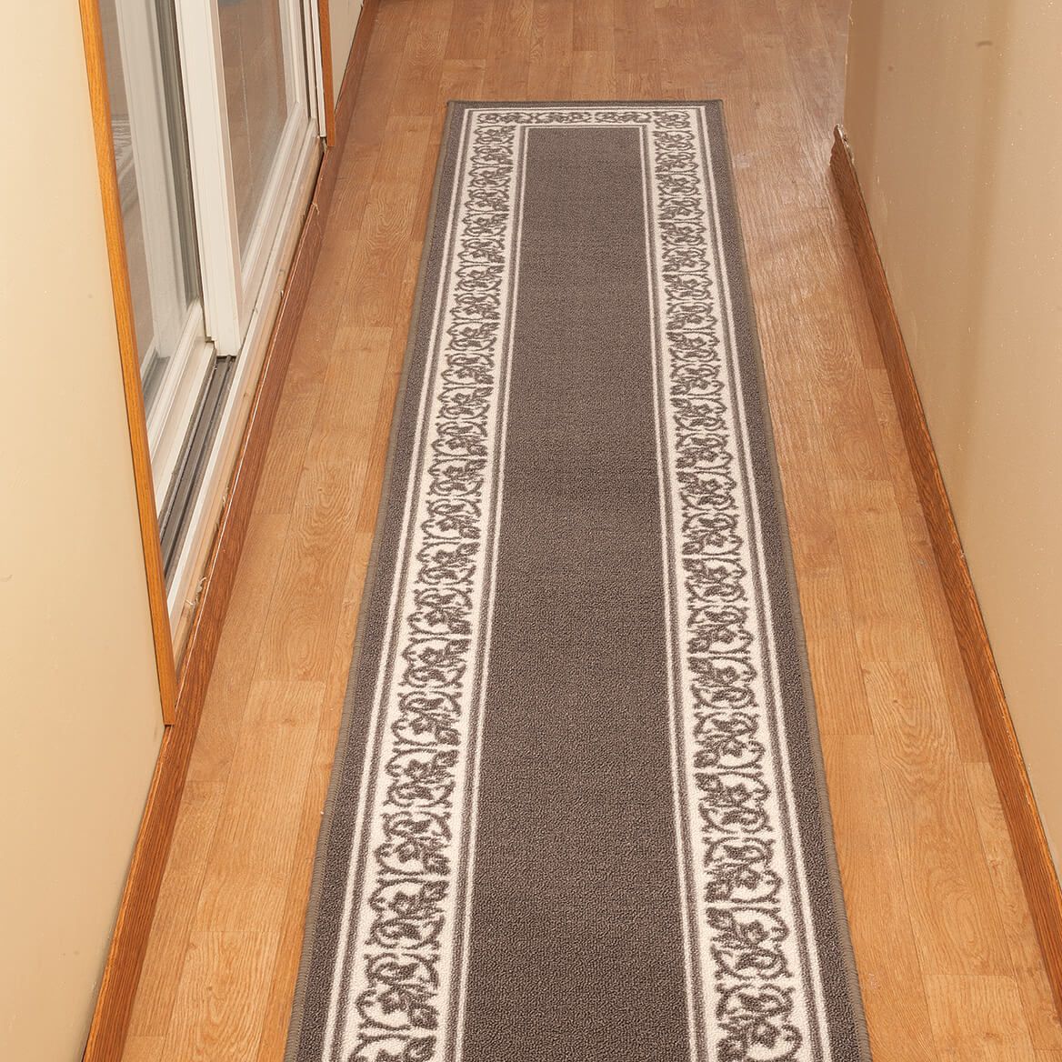Floral Border Rug