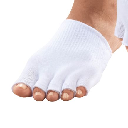 Silver Steps™ Open Toe Gel Socks-345550